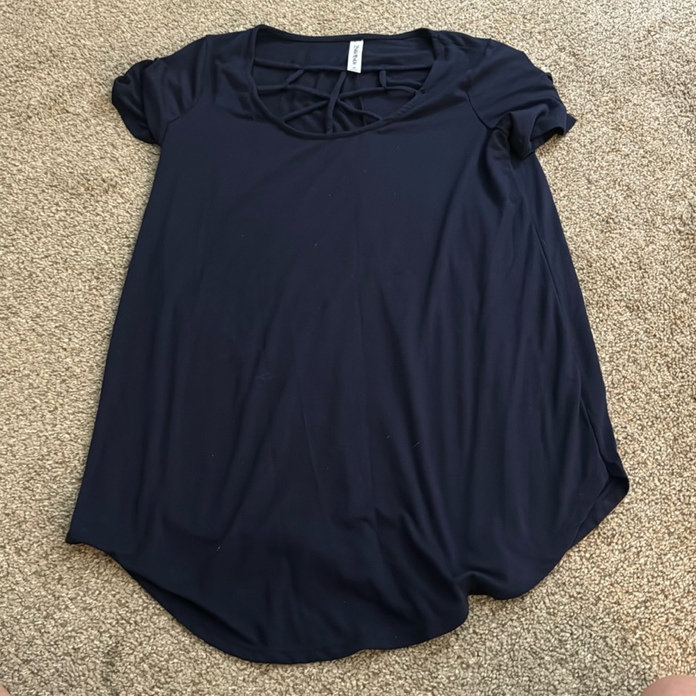 Zenana premium cross strap top